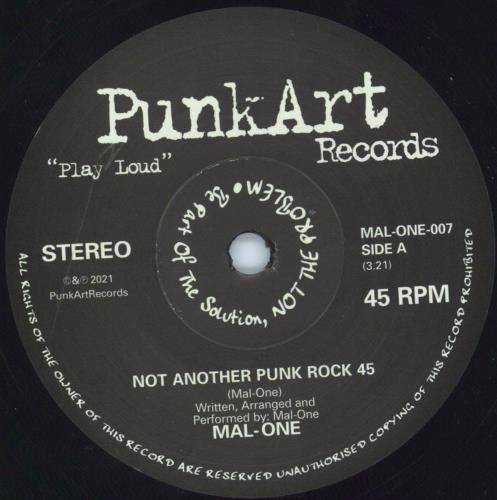 The Damned Music For Pleasure - Punk Art sleeve UK 7